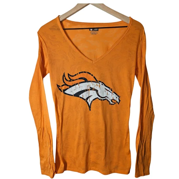 Team Apparel Orange Long Sleeve Tee with Graphic - Picture 2 of 5
